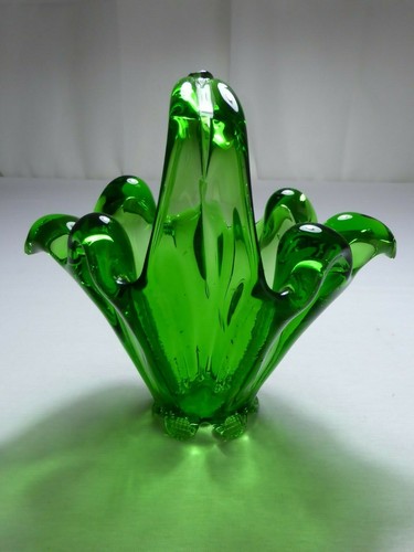 Schale korb vetro verde - schale,