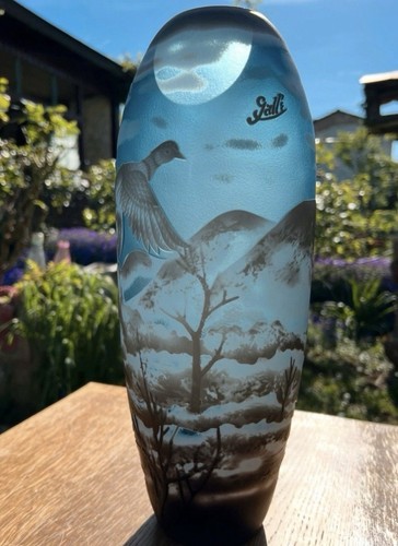 Jugendstil vase glas signierte - jugendstil,