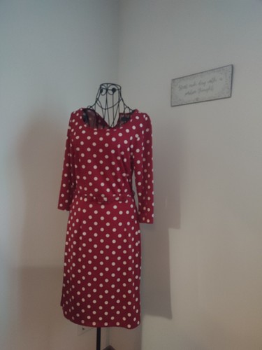 Vintage kleid rot - kleid,