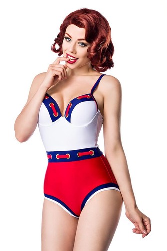 Marine badeanzug retro - ,