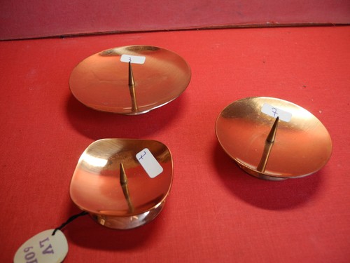 Kerzenständer messing 50er - kerzenständer,