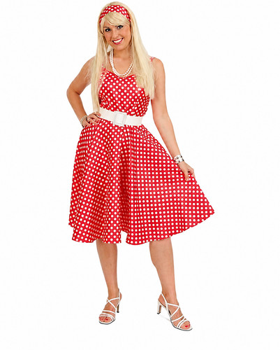Vintage damen kleid - kleid, |