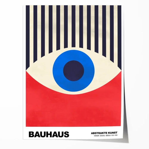 Poster bauhaus abstrakte - poster,
