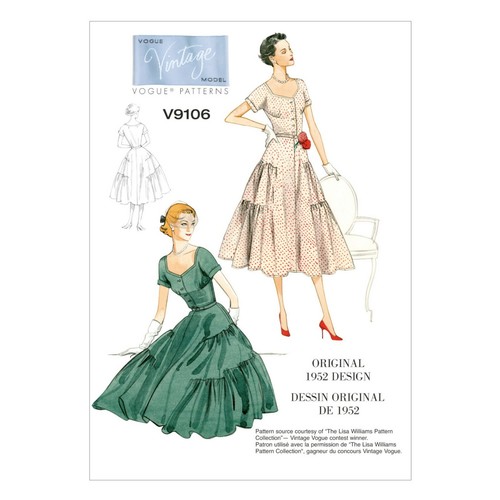 Vogue schnittmuster v9106 - vogue,