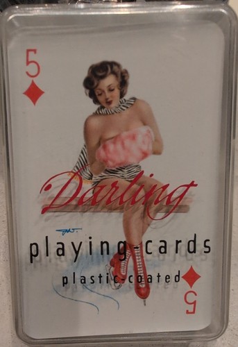 Darling playing cards - darling, vintage